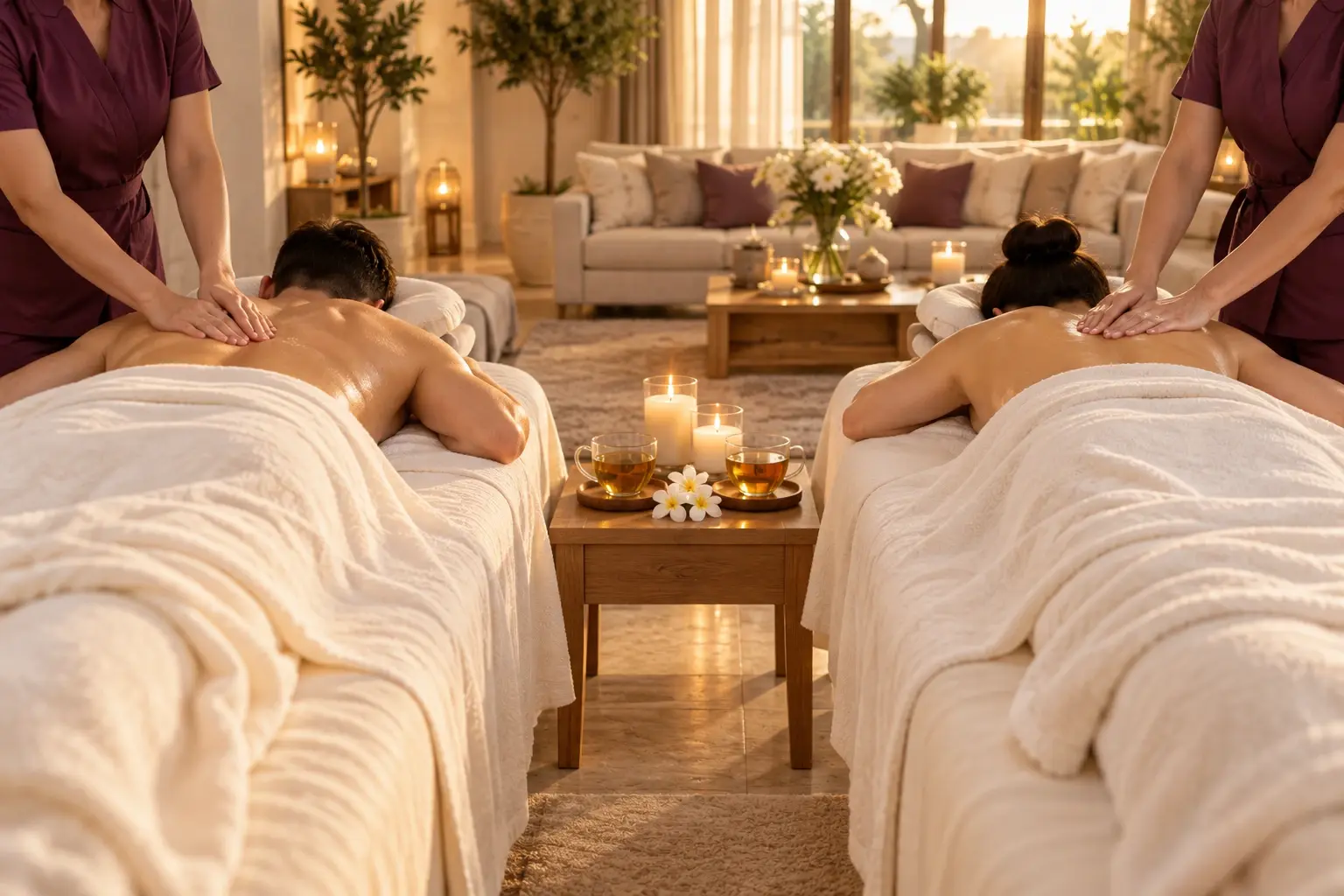 Couple Swedish Massage at home